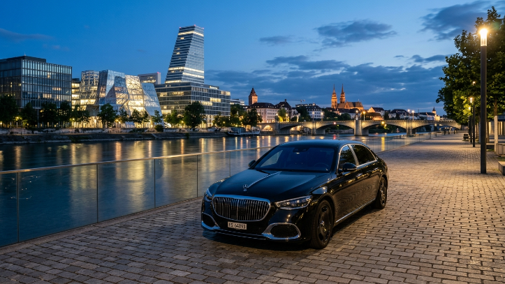 “Luxury limousine and chauffeur service Basel Switzerland by Swiss Geneva Limo”